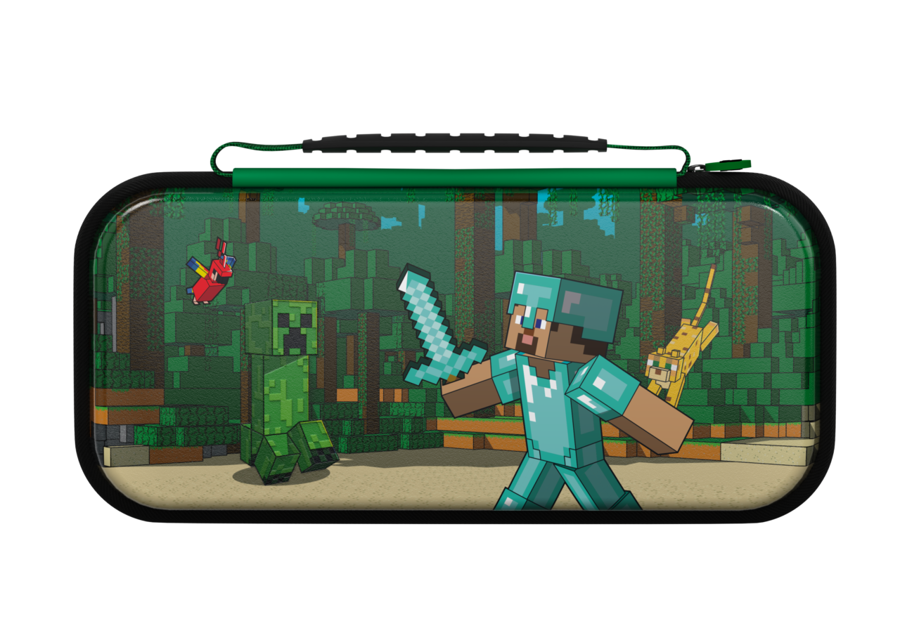 Minecraft REALMz Forest Biome Wireless Controller & Forest Battle Travel Case Plus GLOW product image (PDP)