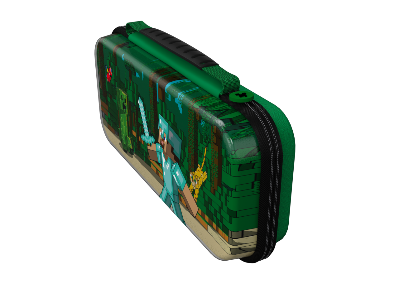 Minecraft REALMz Forest Biome Wireless Controller & Forest Battle Travel Case Plus GLOW product image (PDP)