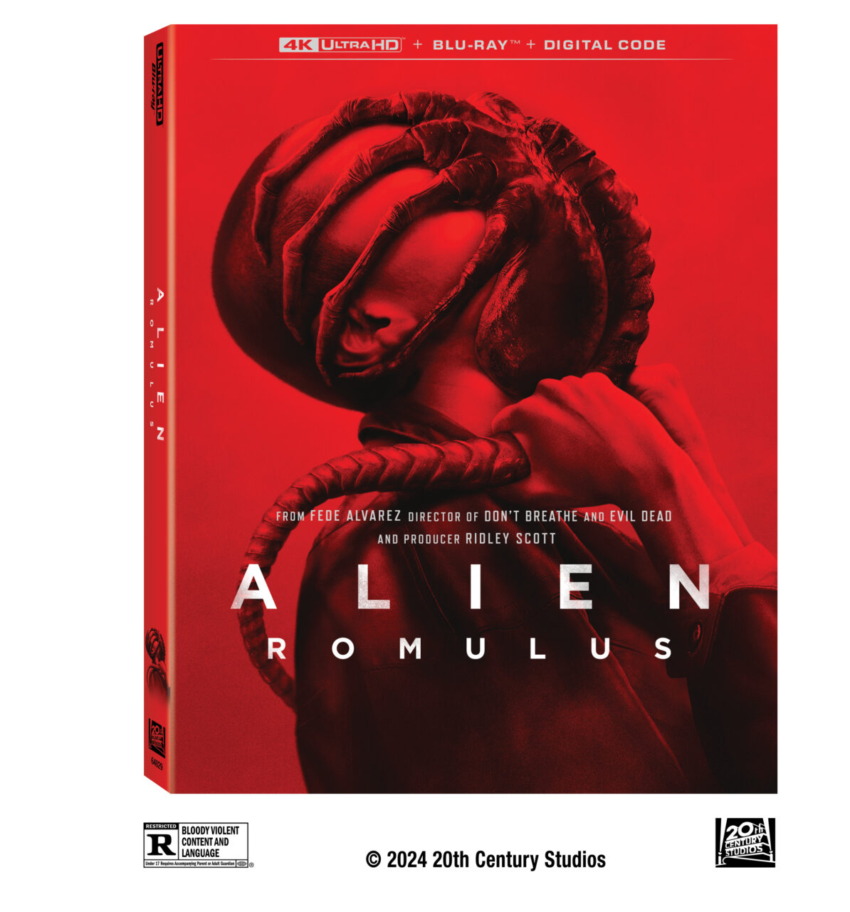 Alien: Romulus 4K Ultra HD Combo Pack cover (20th Century Studios/Disney)