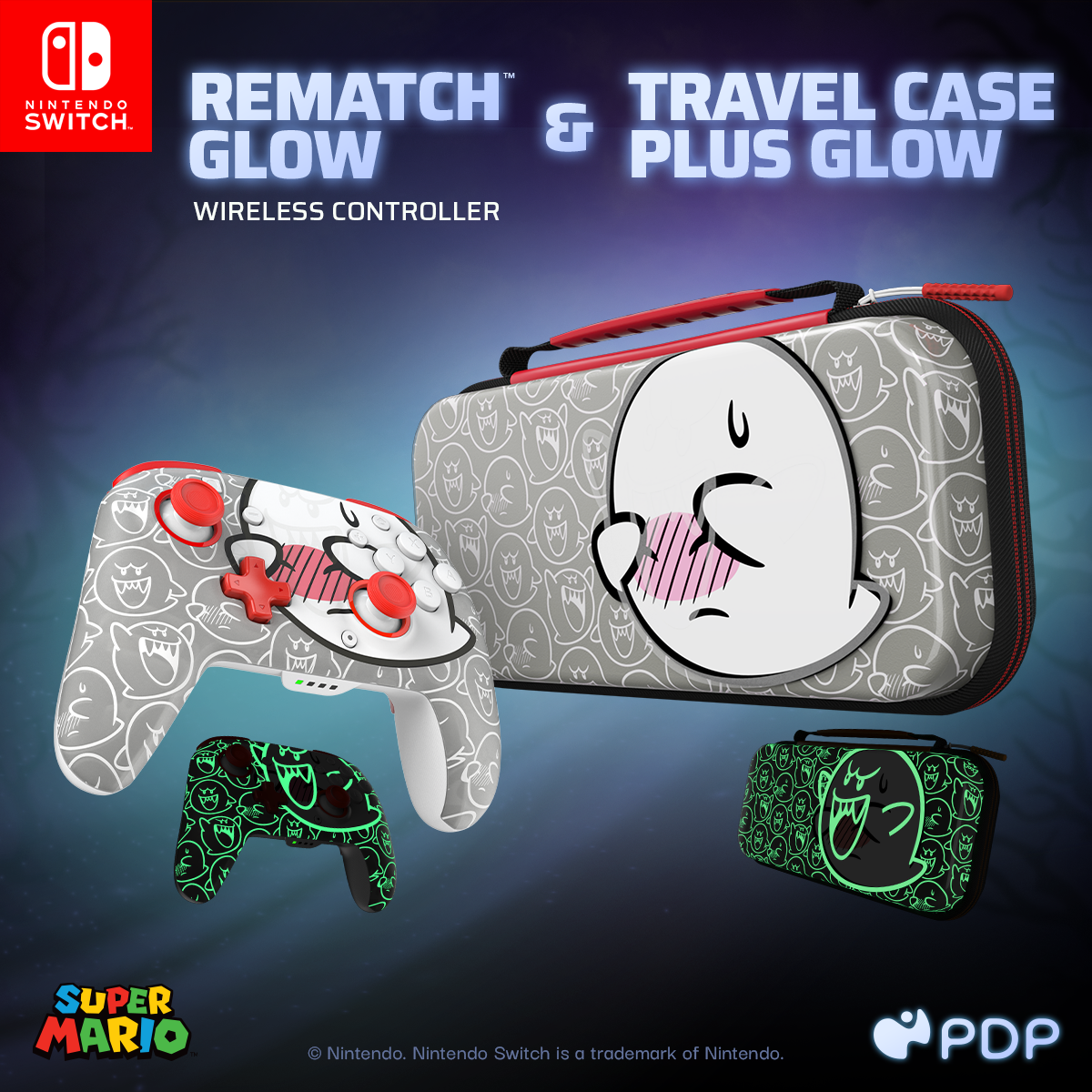 Rematch Glow Controller For Nintendo Switch (PDP/Turtle Beach)