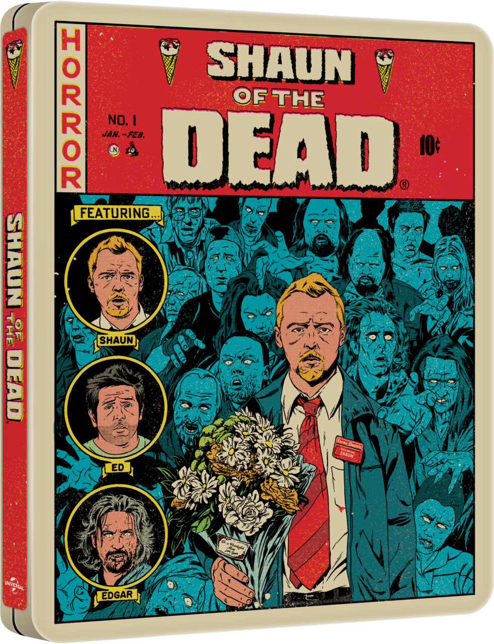 Shaun Of The Dead 20th Anniversary 4K HD Combo Pack cover (Universal Pictures Home Entertainment)