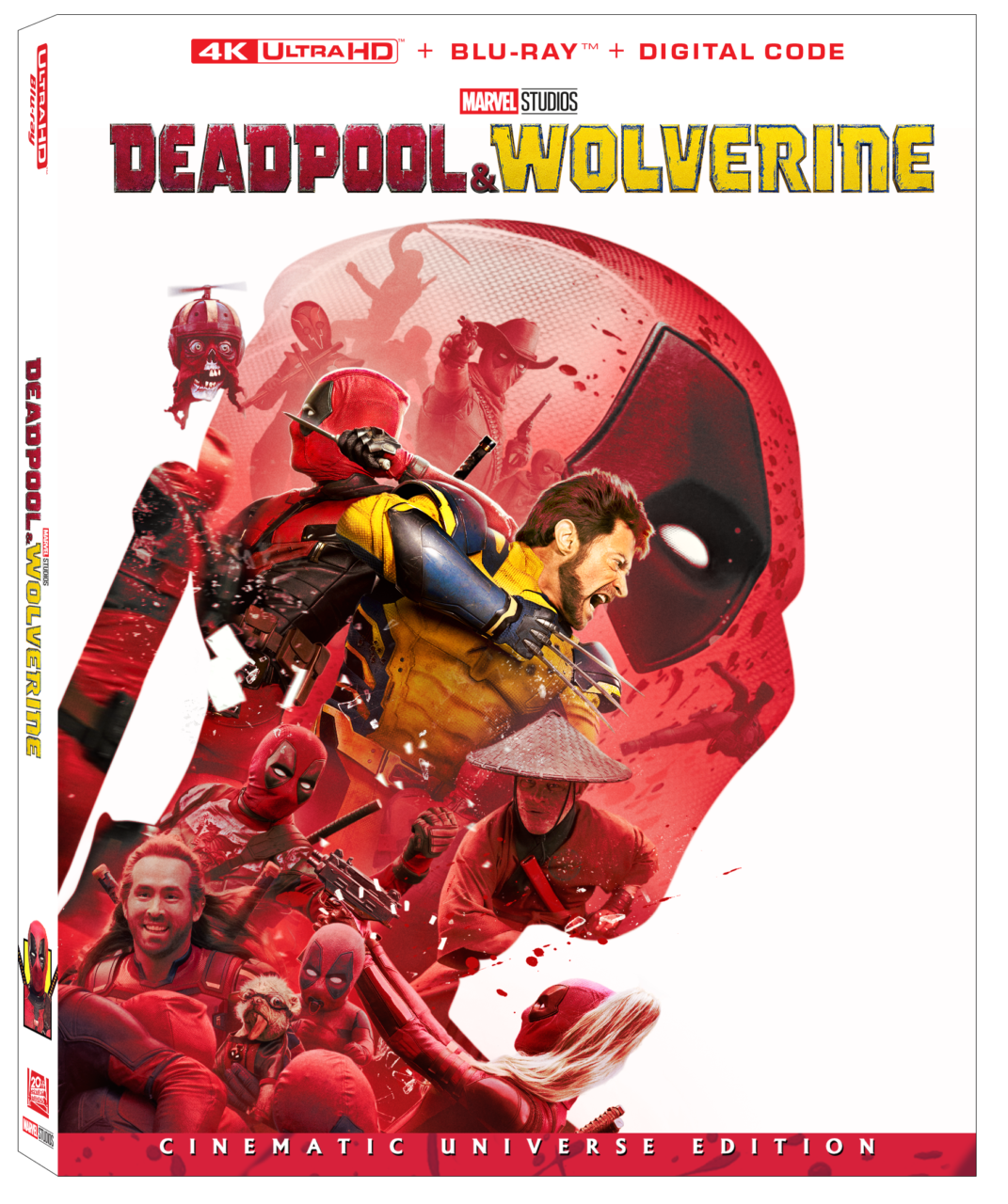 Deadpool & Wolverine 4K Ultra HD Combo Pack cover (Marvel Studios/Disney)