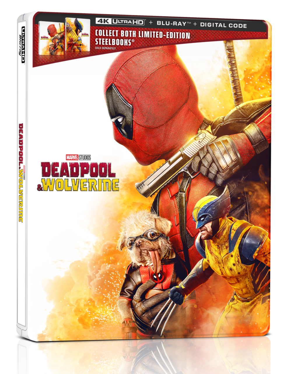 Deadpool & Wolverine 4K Ultra HD Combo Pack cover (Marvel Studios/Disney)