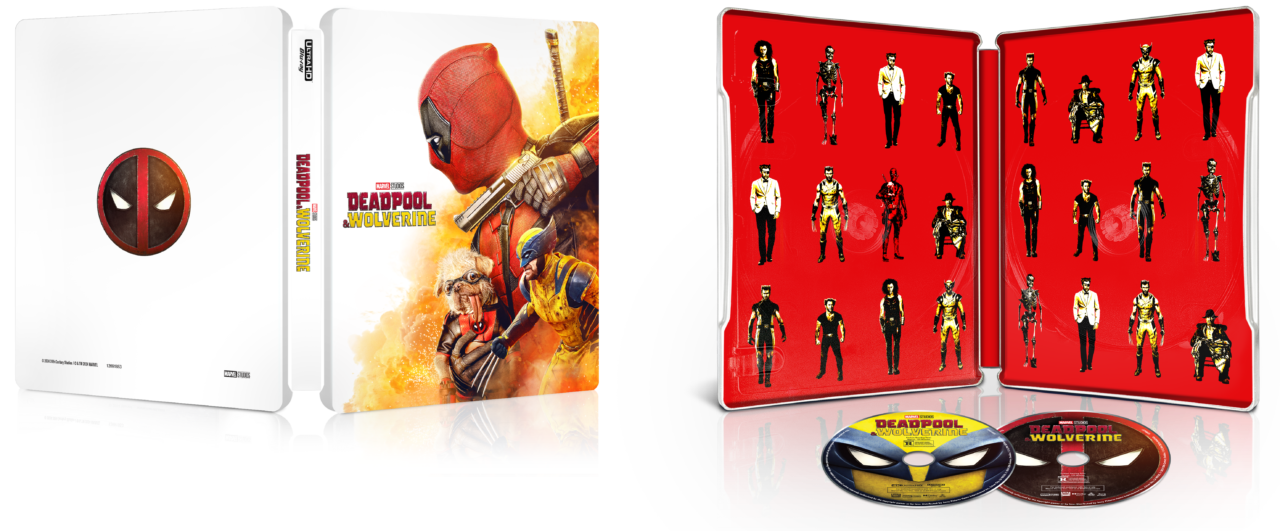 Deadpool & Wolverine 4K Ultra HD Combo Pack cover (Marvel Studios/Disney)