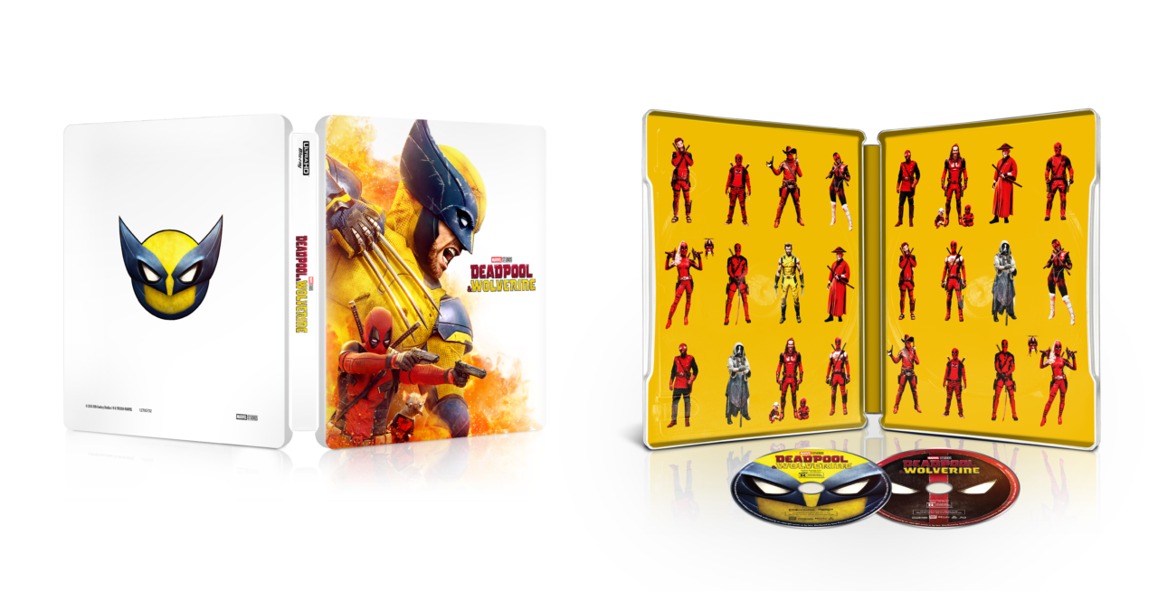 Deadpool & Wolverine 4K Ultra HD Combo Pack cover (Marvel Studios/Disney)