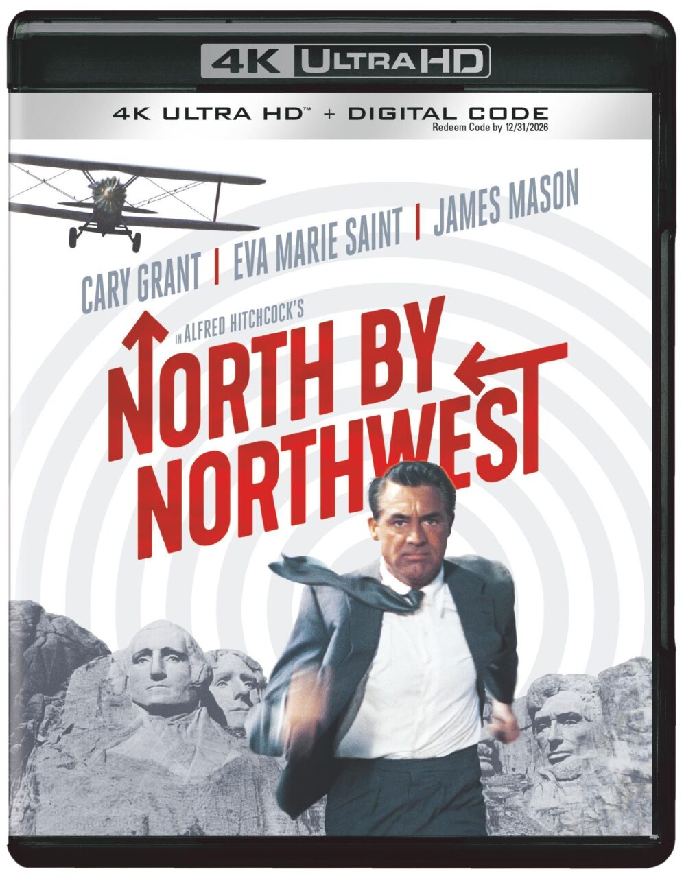 North By Northwest 4K Ultra HD Combo Pack cover (Warner Bros. Discovery Home Entertainment)