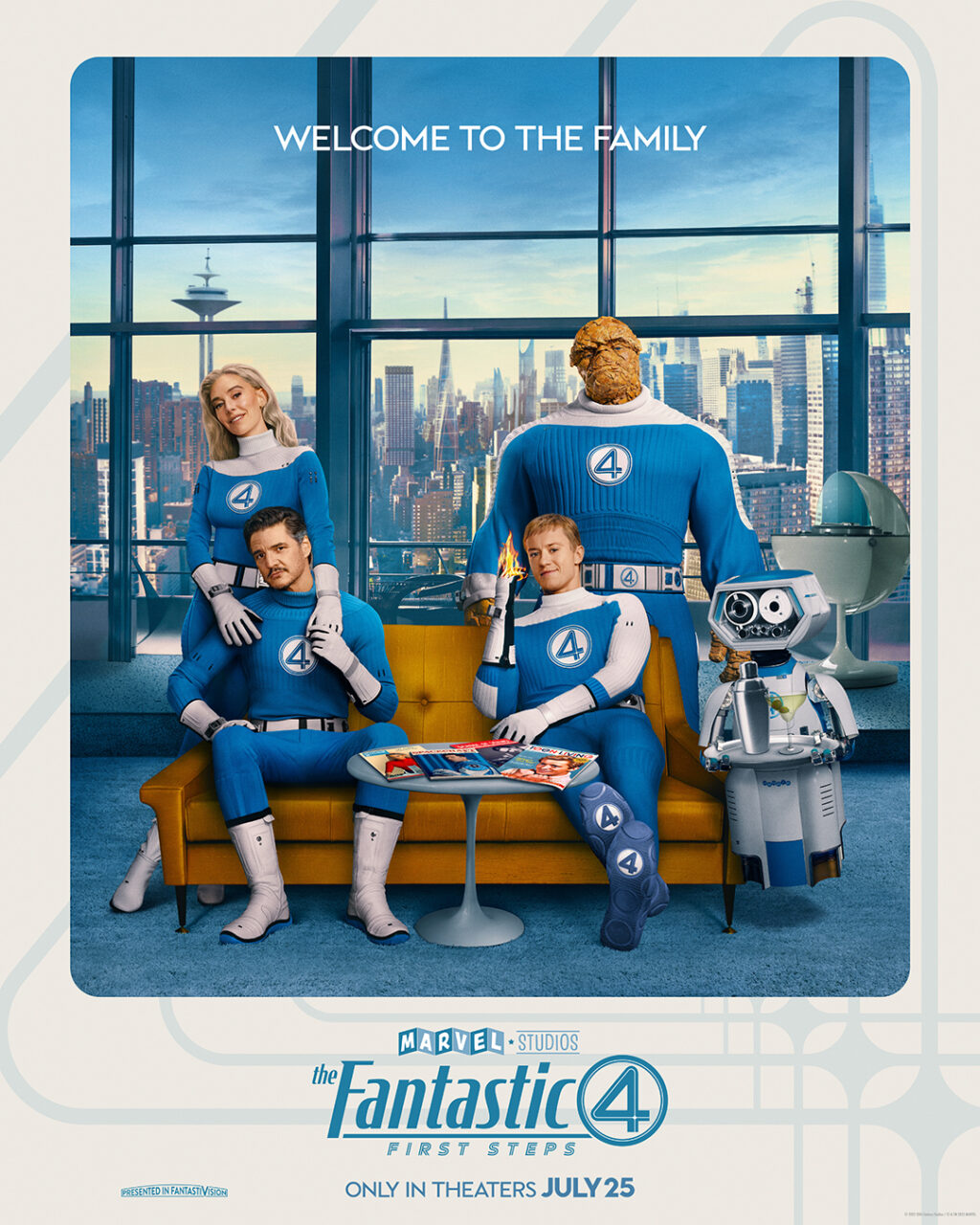The Fantastic Four: First Steps poster (Marvel Studios)