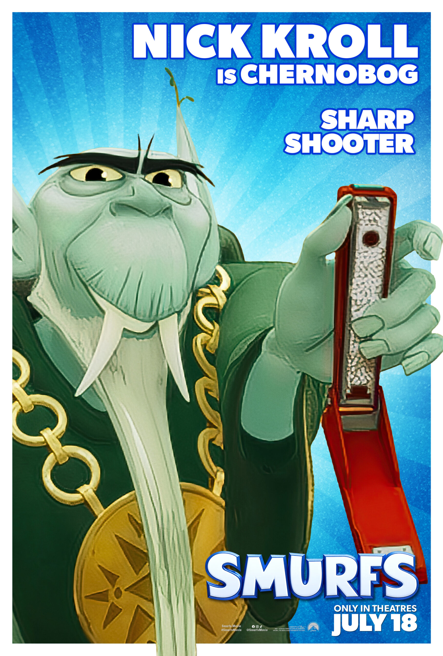 The Smurf Movie character poster (Paramount Pictures)