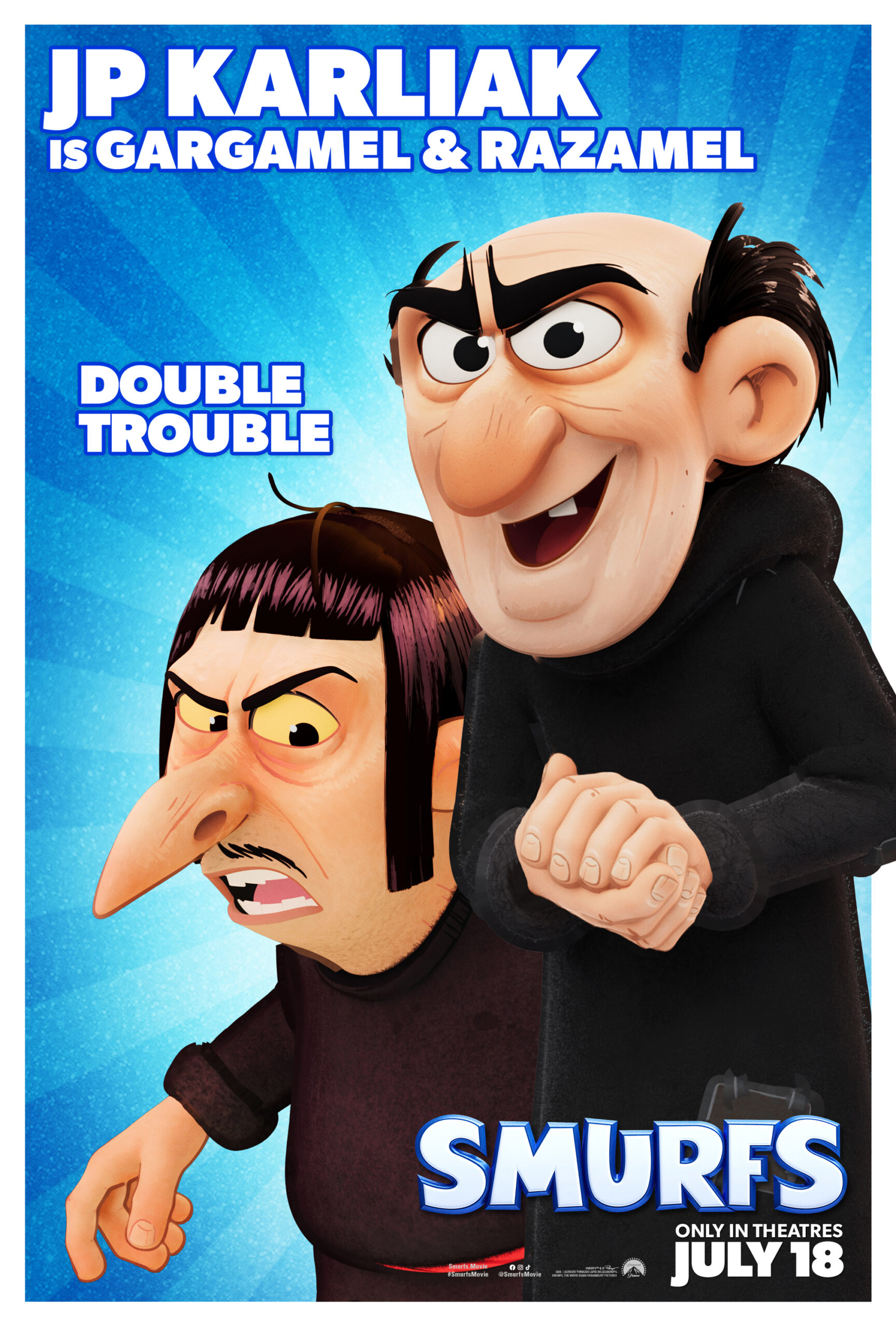 The Smurf Movie character poster (Paramount Pictures)