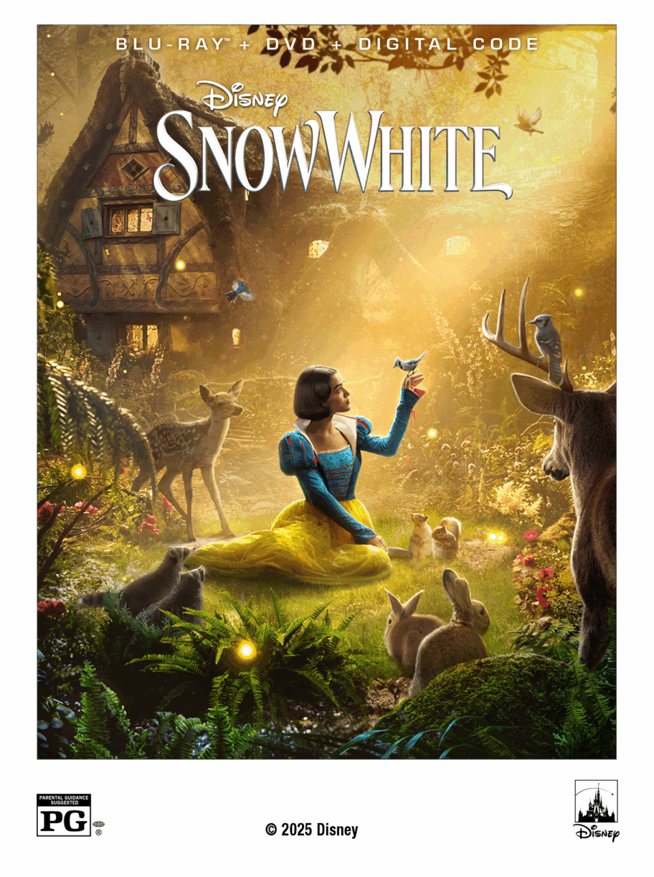 Snow White Blu-Ray Combo Pack cover (Disney Home Entertainment)