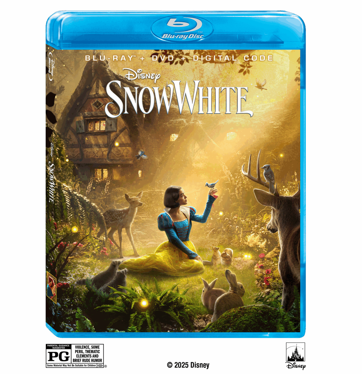 Snow White Blu-Ray Combo Pack cover (Disney Home Entertainment)