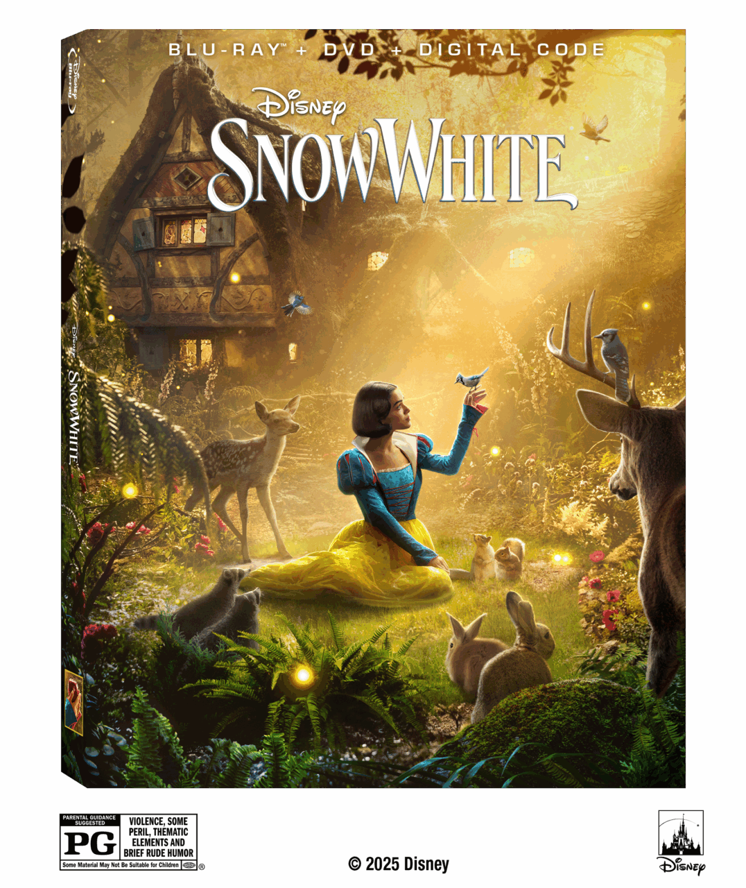 Snow White Blu-Ray Combo Pack cover (Disney Home Entertainment)
