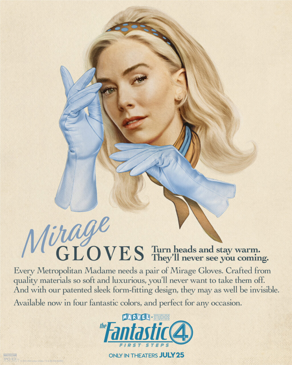 The Fantastic Four: First Steps character poster (Marvel Studios)