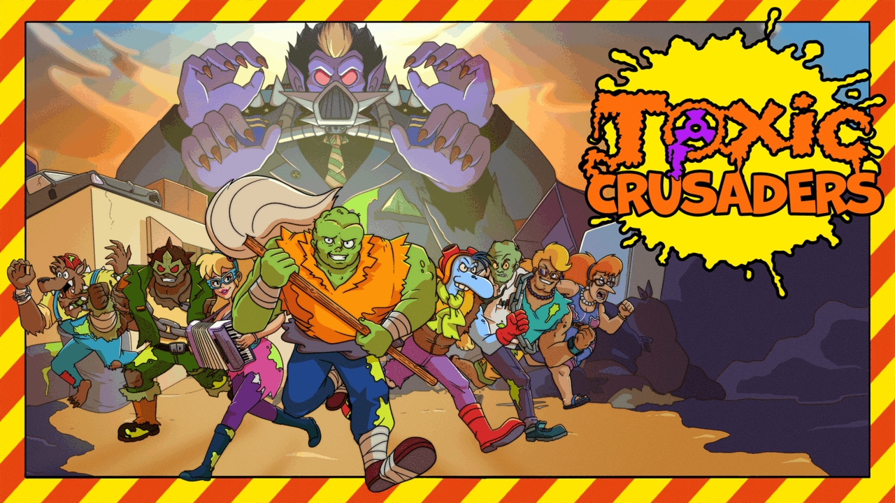 Toxic Crusaders key art  (Retroware)
