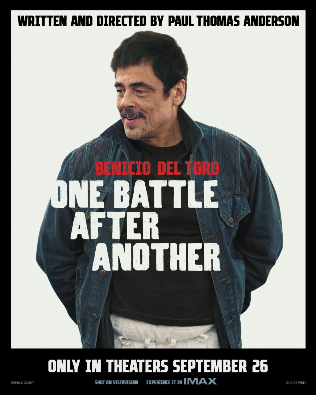 One Battle After Another character poster (Warner Bros. Pictures)