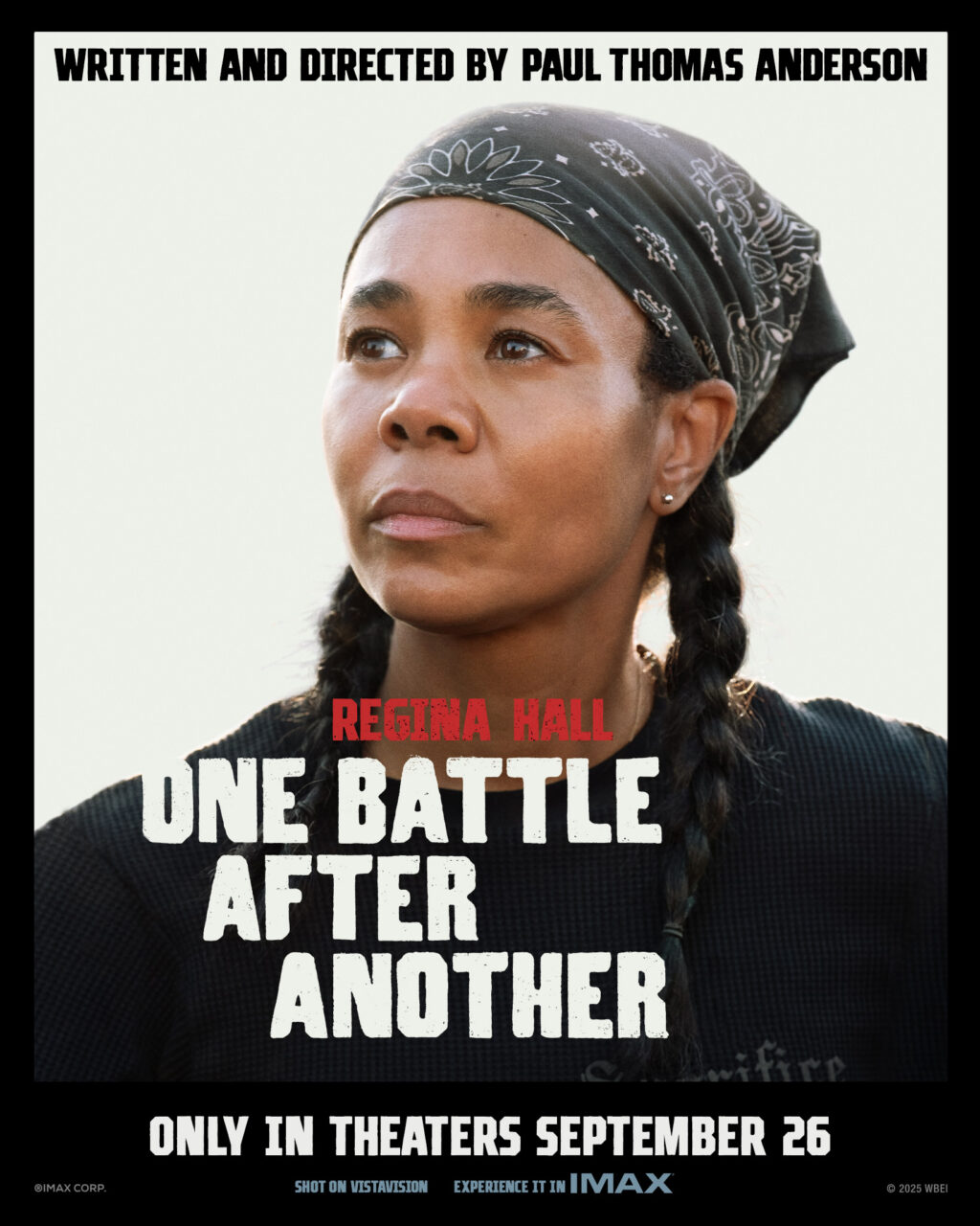 One Battle After Another character poster (Warner Bros. Pictures)