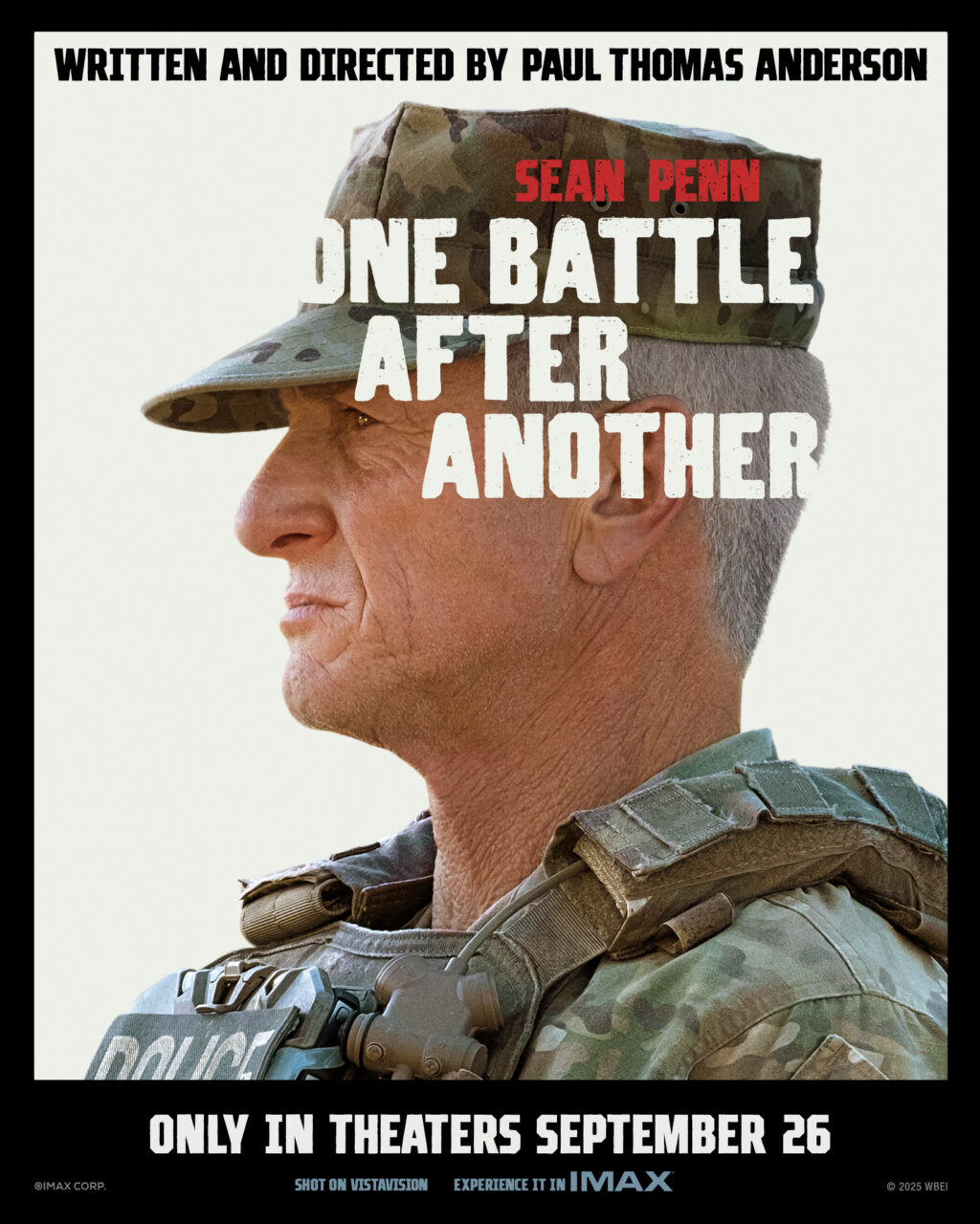 One Battle After Another character poster (Warner Bros. Pictures)
