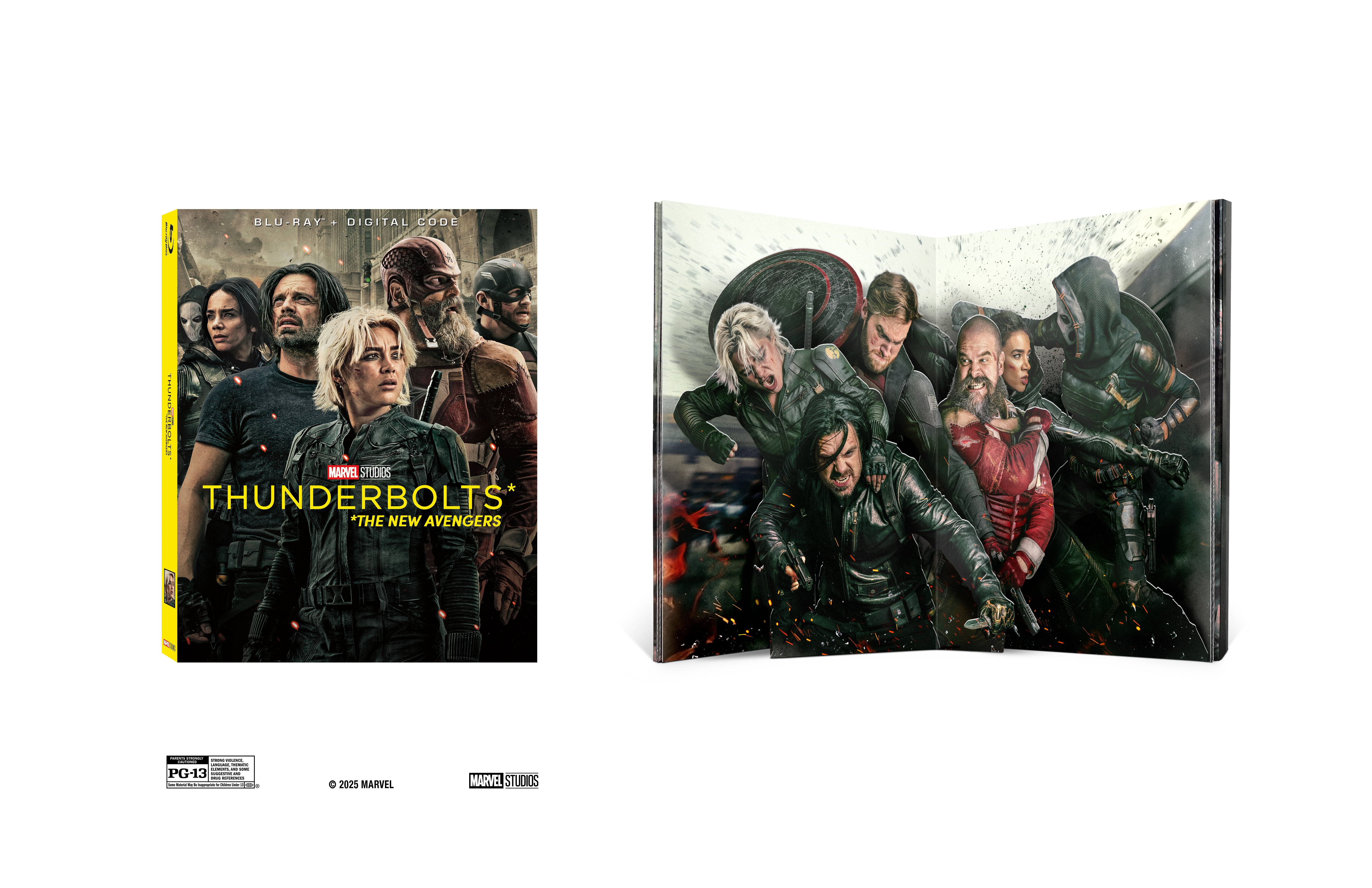 Thunderbolts* The New Avengers Blu-Ray Walmart Exclusive Pop-Up Combo Pack cover (Marvel Studios)