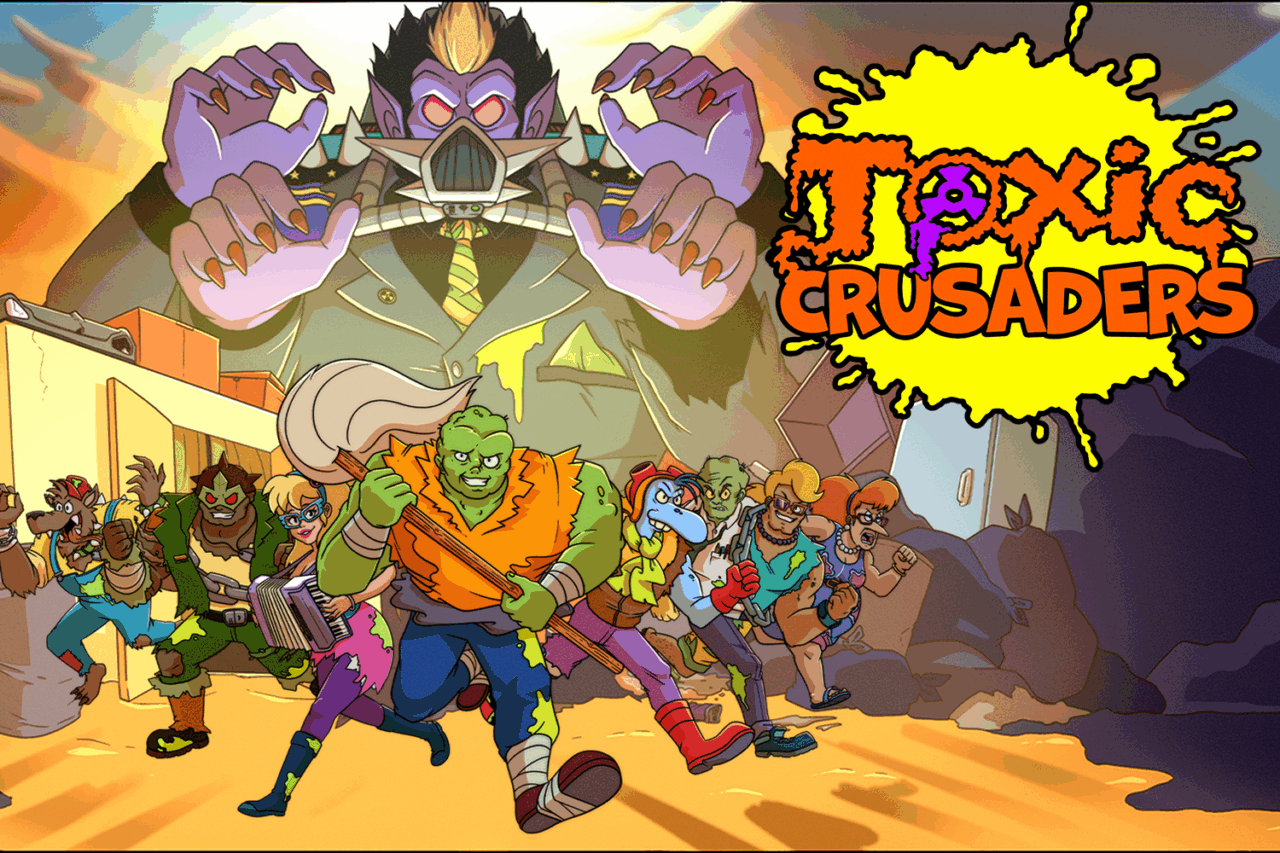 Toxic Crusaders key art  (Retroware)