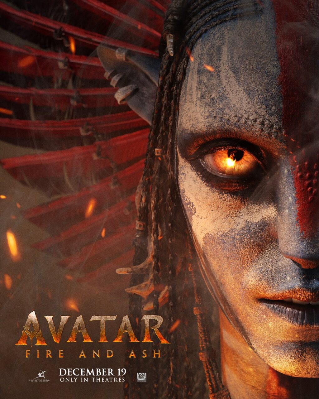 Avatar: Fire And Ash poster (20th Century Studios)