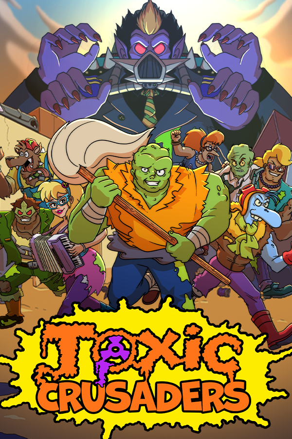 Toxic Crusaders key art  (Retroware)