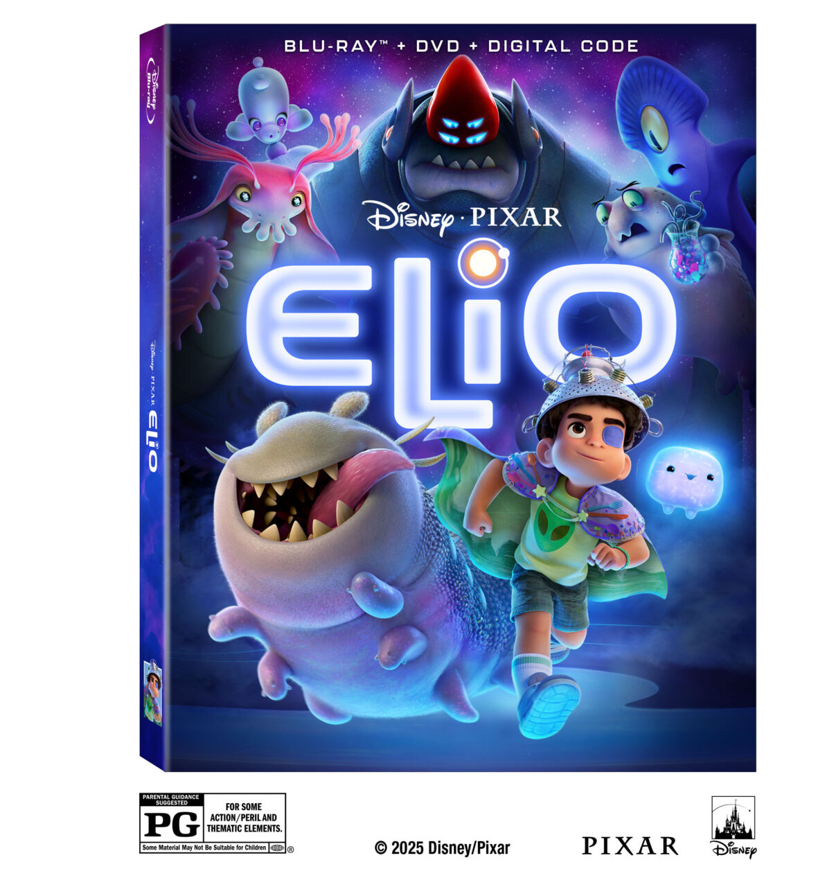 Elio Blu-Ray Combo Pack cover (Disney Home Entertainment)