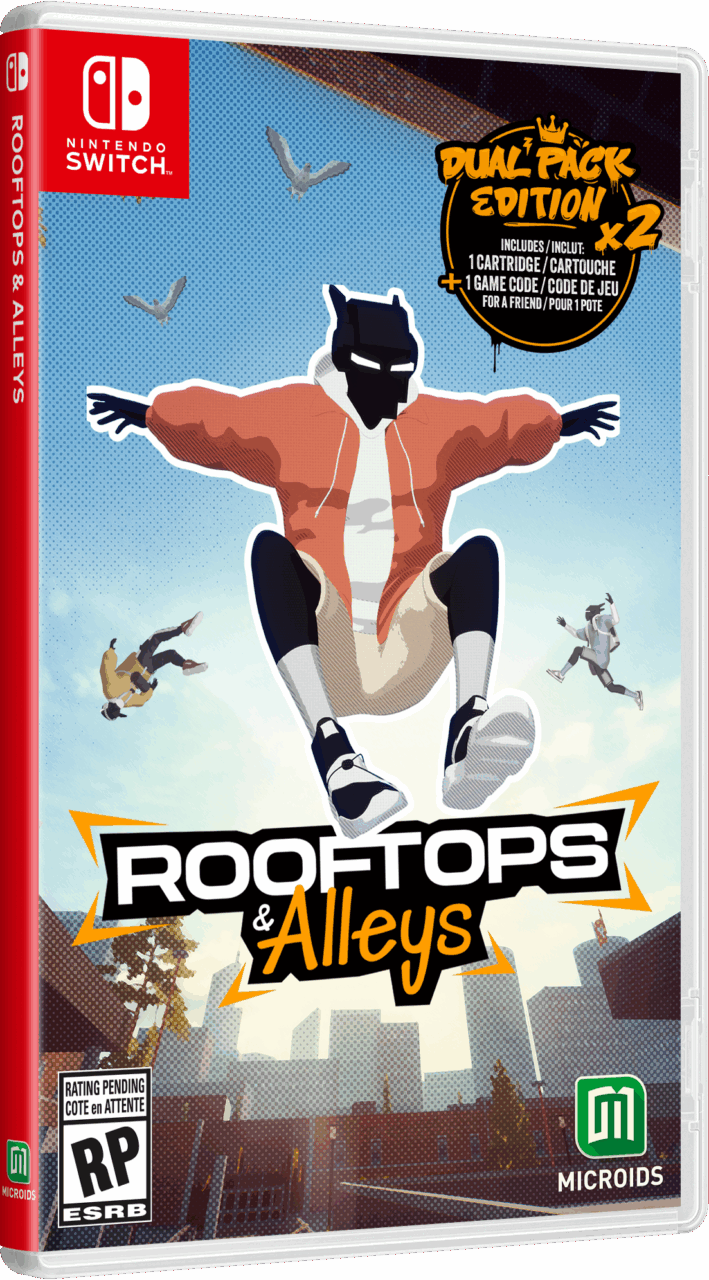 Rooftops & Alleys Nintendo Switch cover (Microids)