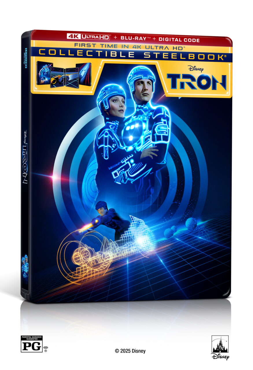 Tron 4K Ultra HD Steelbook cover (Disney Studios Home Entertainment)