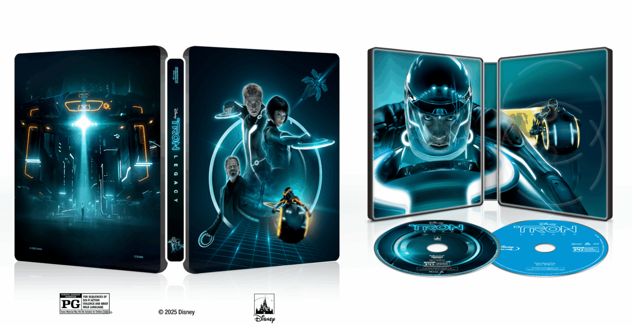 Tron: Legacy 4K Ultra HD Steelbook cover (Disney Studios Home Entertainment)
