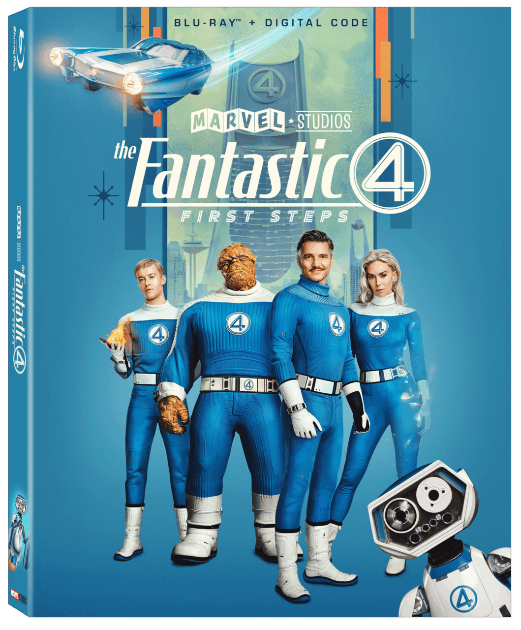 The Fantastic 4: First Steps Blu-Ray Combo Pack cover (Marvel Studios)