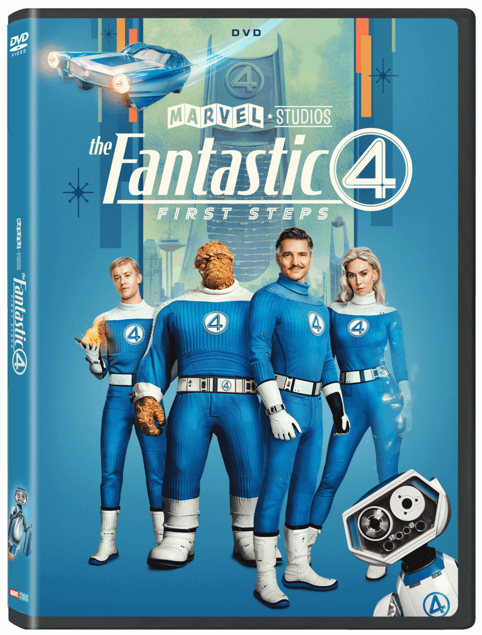 The Fantastic 4: First Steps DVD cover (Marvel Studios)