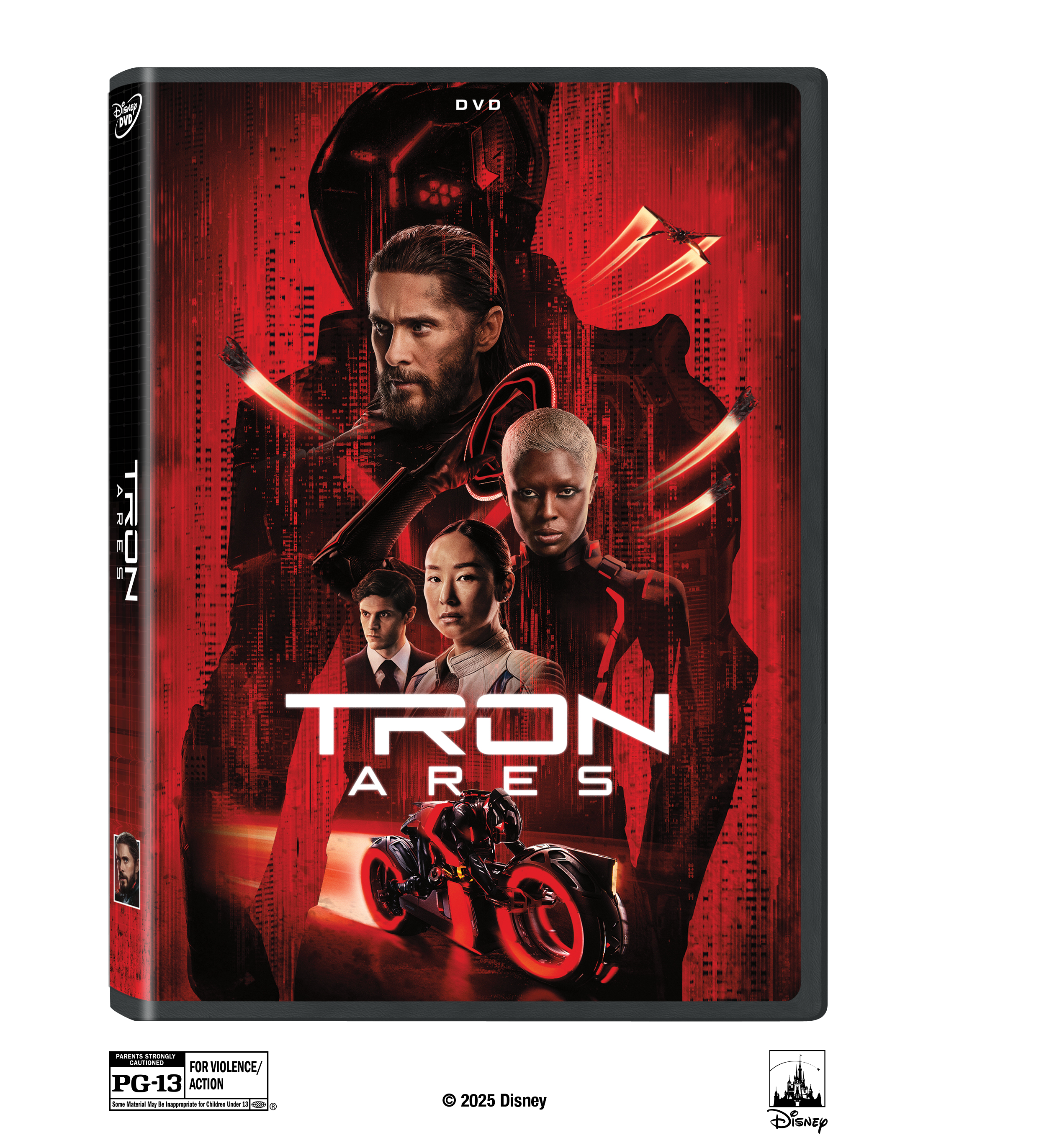 Tron: Ares DVD cover (Disney Home Entertainment)