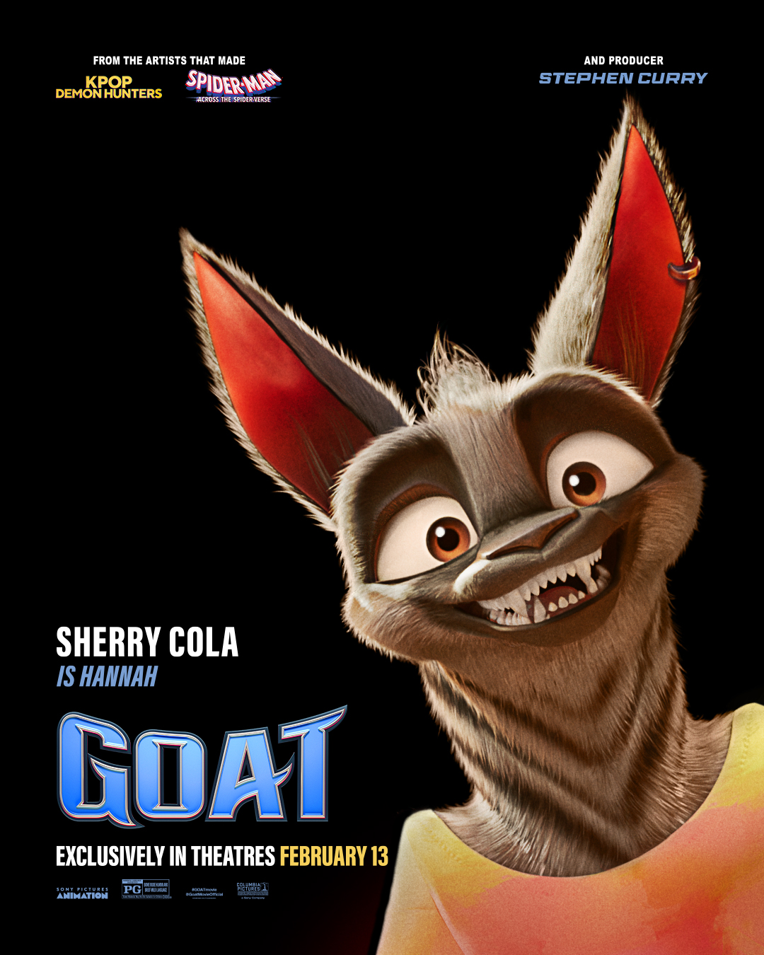 GOAT Character Poster (Sony Pictures Animation)