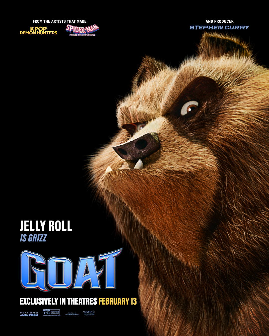 GOAT Character Poster (Sony Pictures Animation)