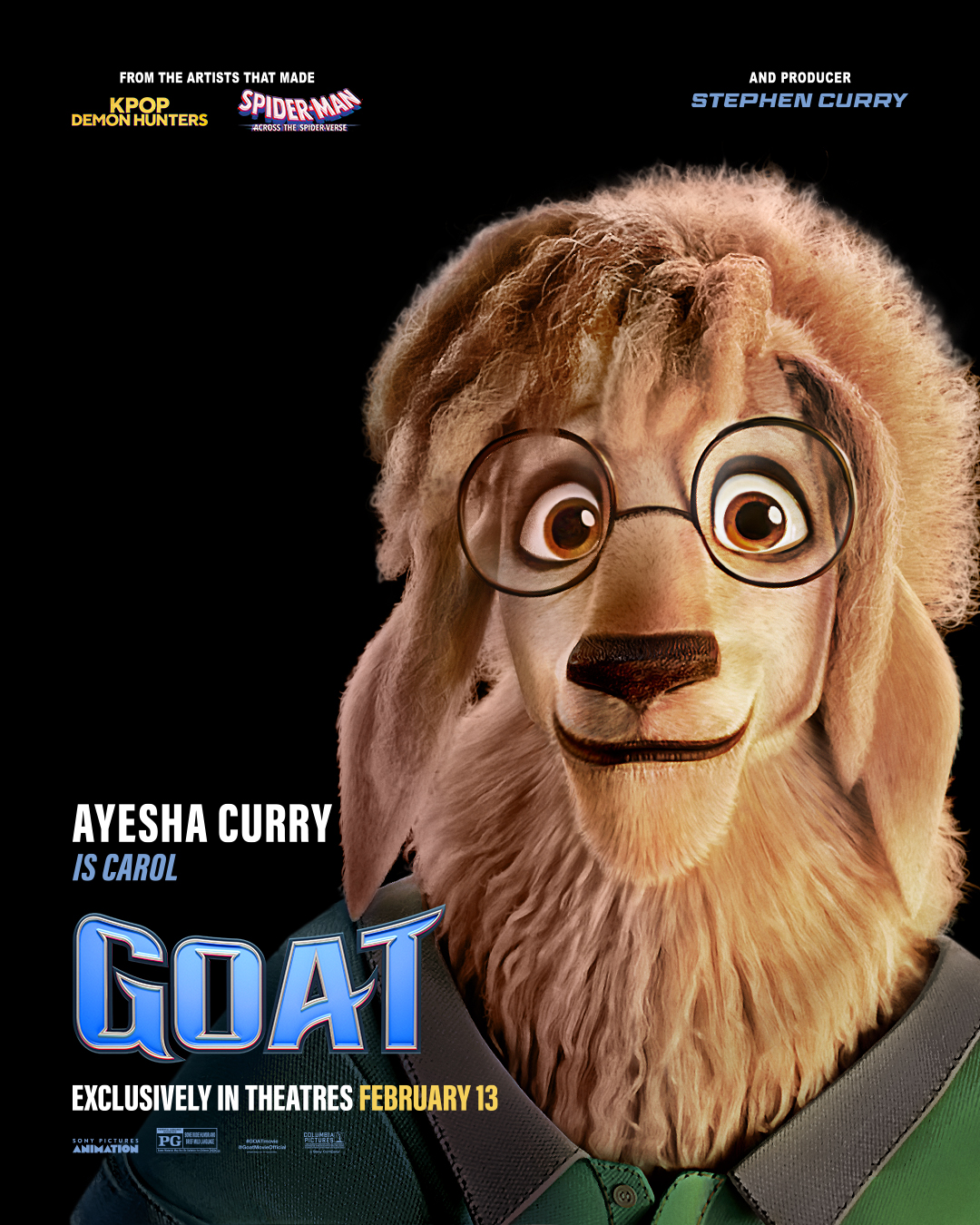 GOAT Character Poster (Sony Pictures Animation)