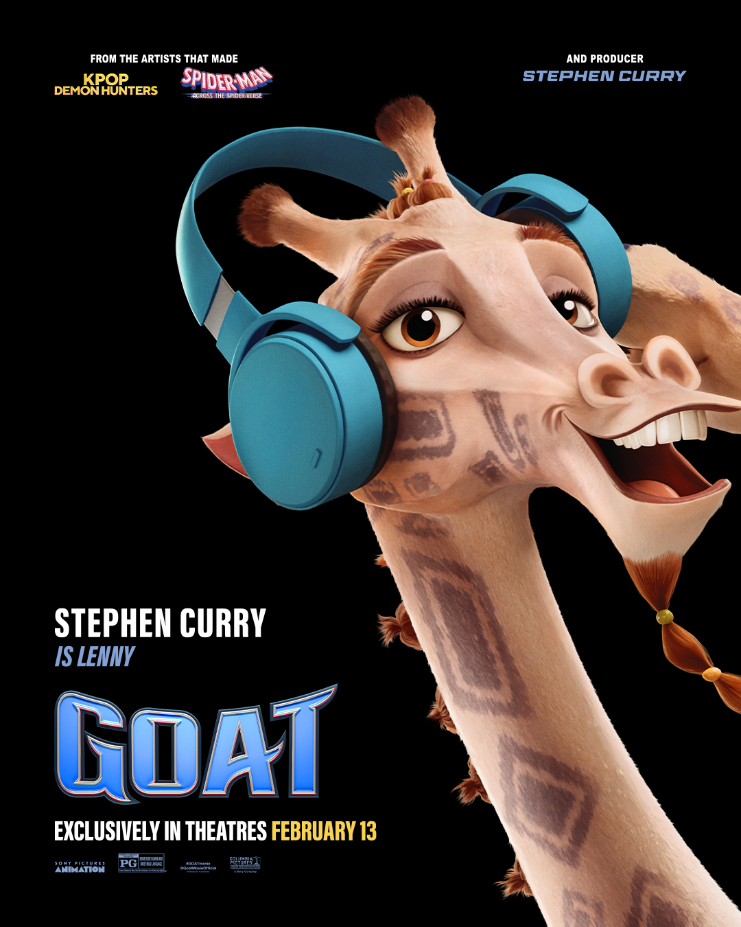 GOAT Character Poster (Sony Pictures Animation)