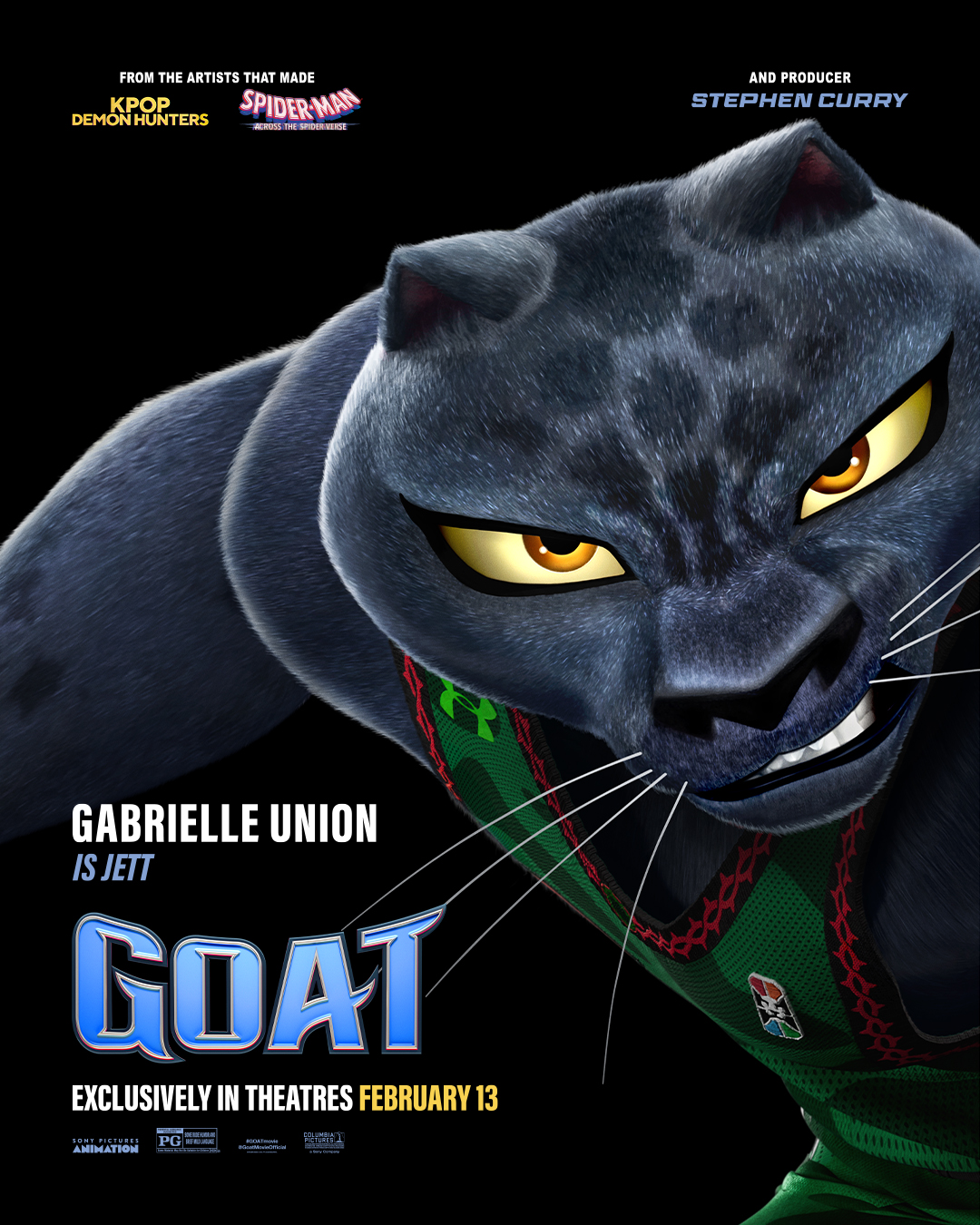 GOAT Character Poster (Sony Pictures Animation)