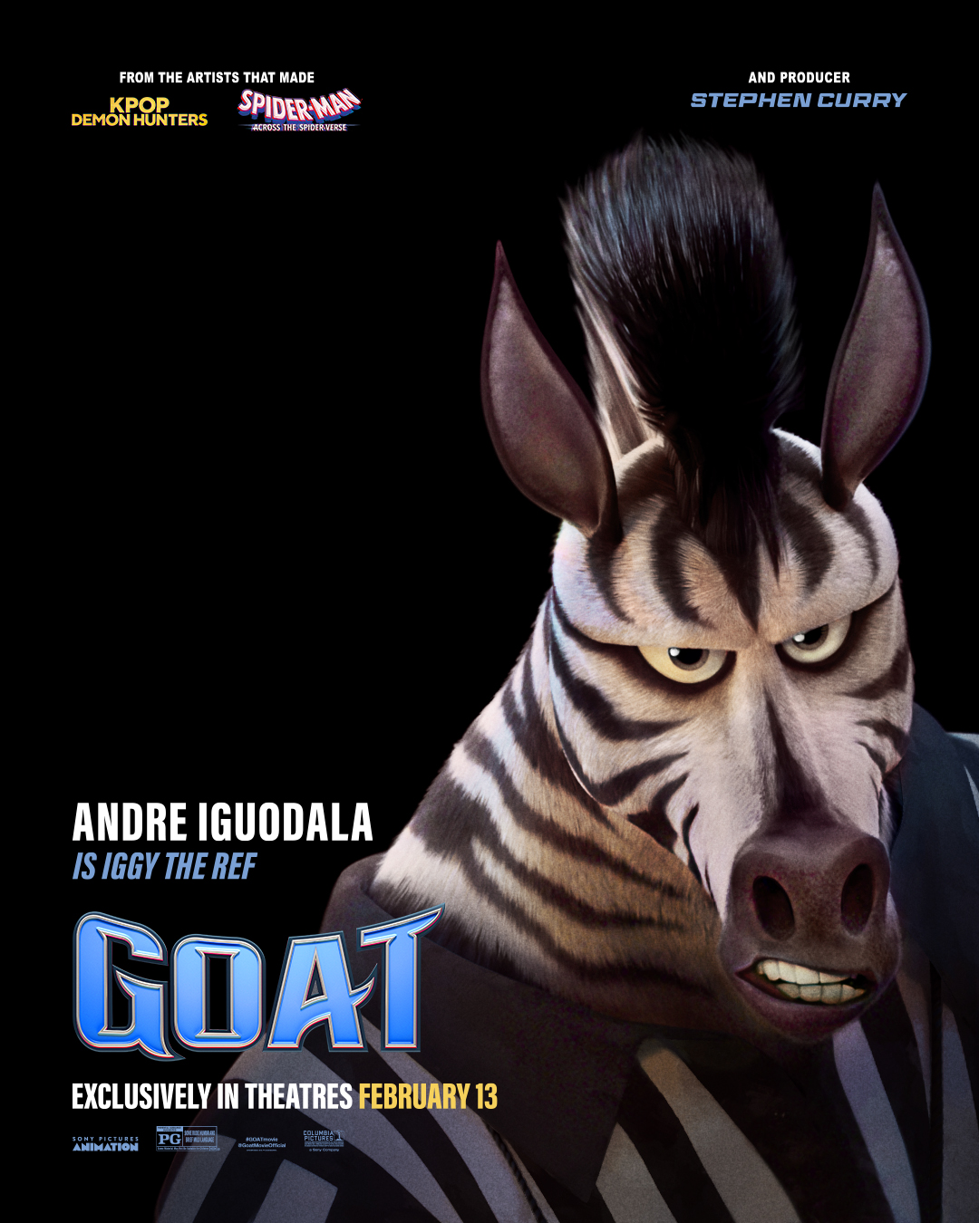 GOAT Character Poster (Sony Pictures Animation)