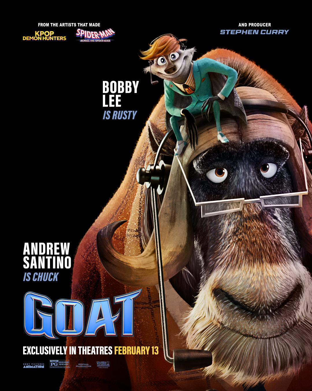 GOAT Character Poster (Sony Pictures Animation)