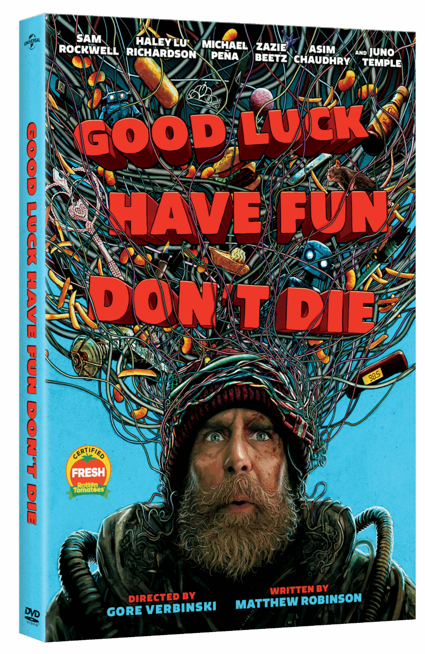 Good Luck, Have Fun, Don't Die DVD cover (Universal Pictures)
