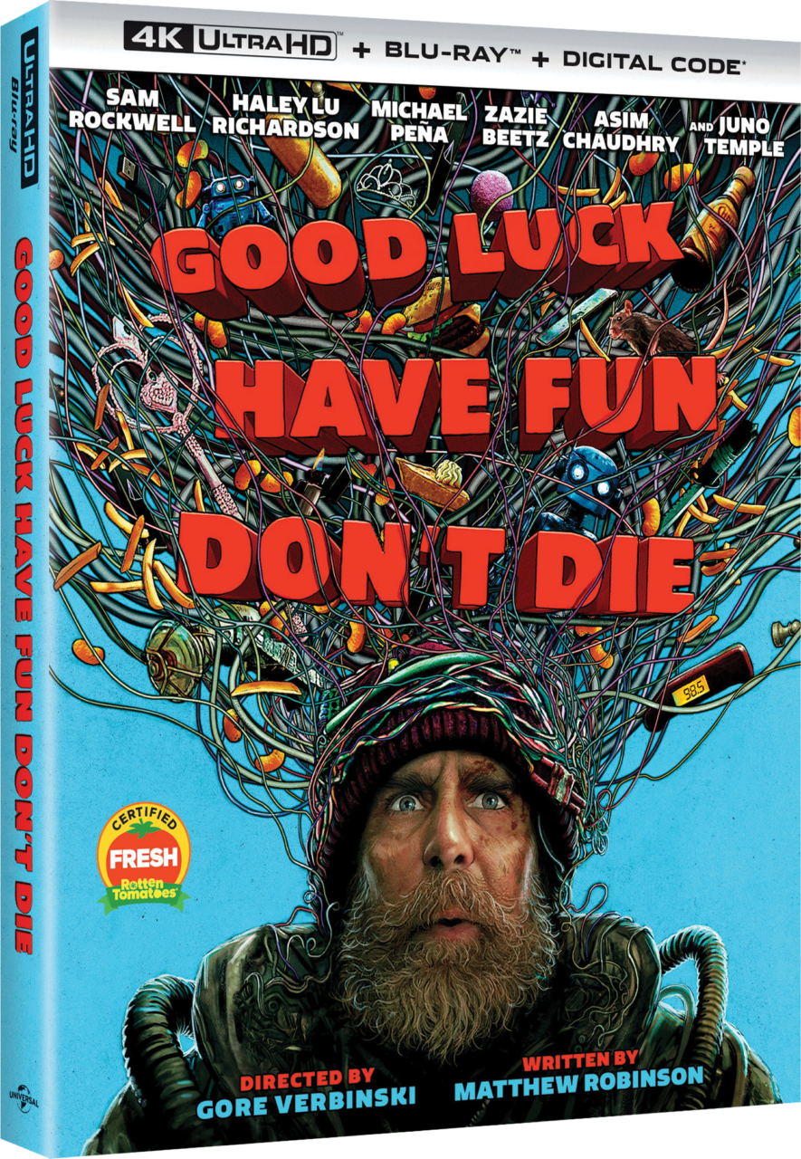 Good Luck, Have Fun, Don't Die4K Ultra HD Combo Pack cover (Universal Pictures)