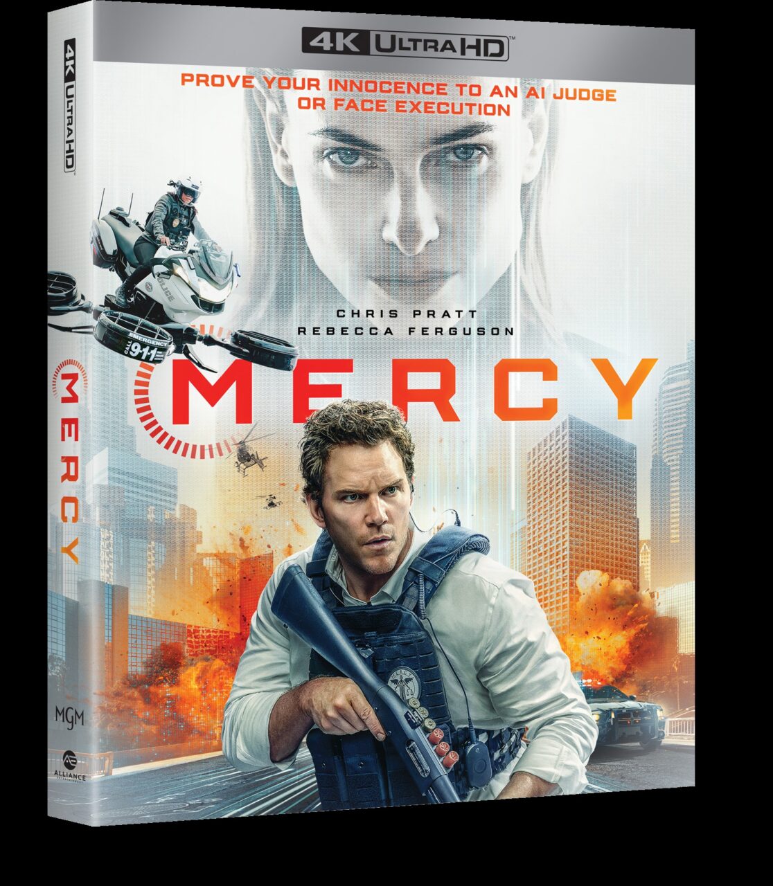 Mercy 4K Ultra HD Combo Pack cover (Amazon MGM Studios)