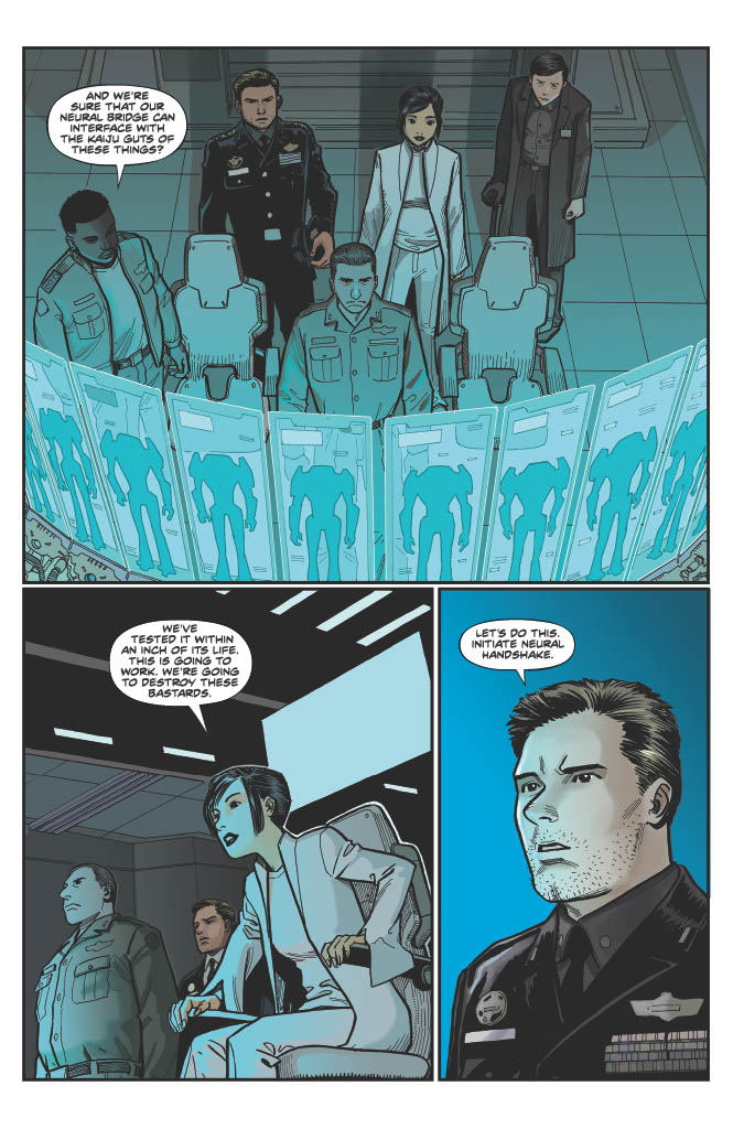 Pacific Rim: Final Breach sample page (Legendary Comics)