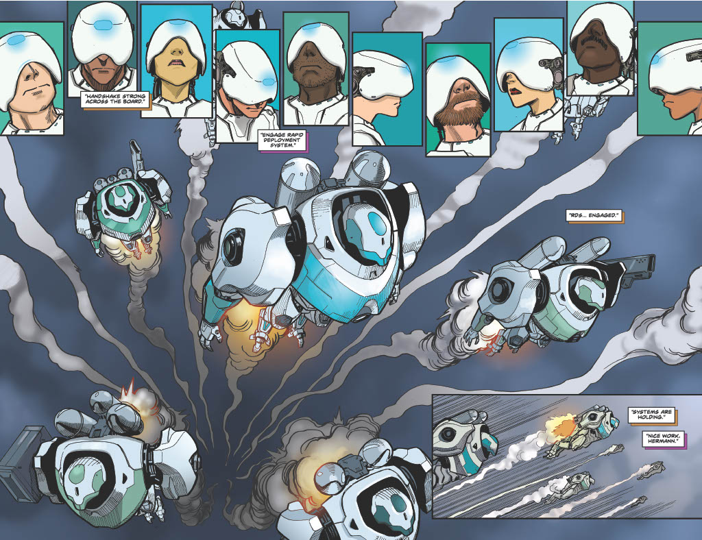 Pacific Rim: Final Breach sample page (Legendary Comics)