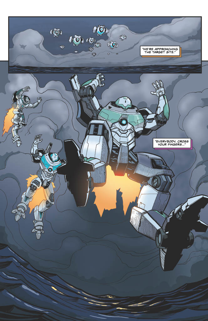 Pacific Rim: Final Breach sample page (Legendary Comics)