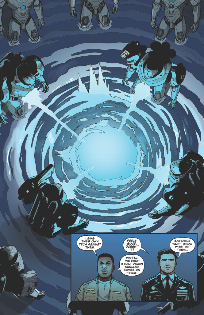 Pacific Rim: Final Breach sample page (Legendary Comics)
