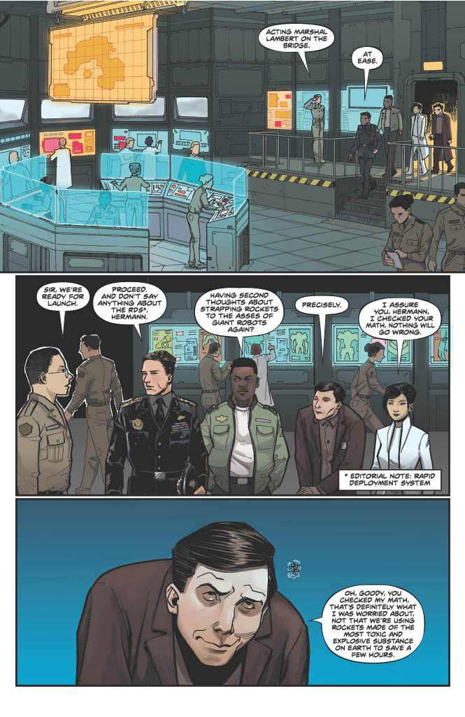 Pacific Rim: Final Breach sample page (Legendary Comics)