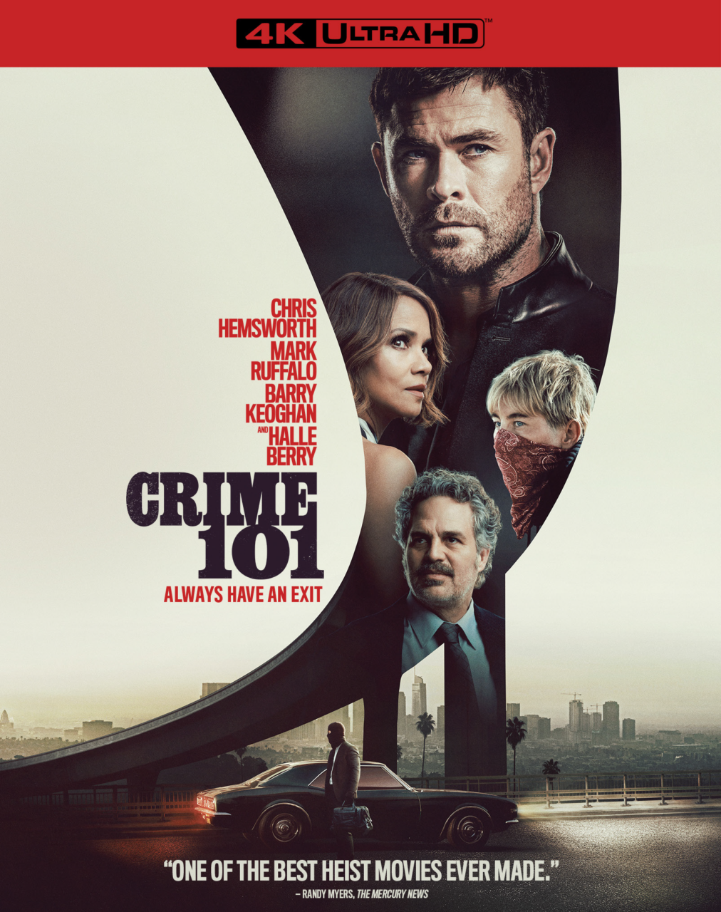 Crime 101 4K Ultra HD Combo Pack cover (Amazon Studios)