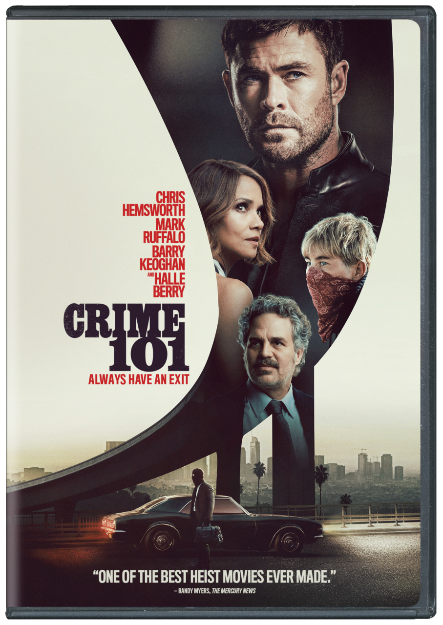 Crime 101 DVD cover (Amazon Studios)