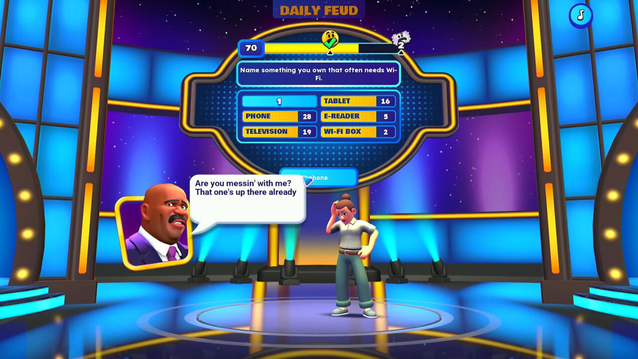 Family Feud Pocket screencap (Apple Arcade)
